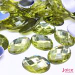 Sextavado Oval 13mm X 18mm Acrílico C/500Unidades - Imagem 10