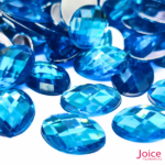 Sextavado Oval 13mm X 18mm Acrílico C/500Unidades - Imagem 4