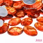 Sextavado Oval 13mm X 18mm Acrílico C/500Unidades - Imagem 7