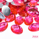 Sextavado Oval 13mm X 18mm Acrílico C/500Unidades - Imagem 23