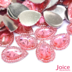 Indiana Gota Resina Base Reto Para Colagem 13mm X 18mm C/300Unidades
