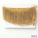Franja De Strass Vidro 8Cm C/2y=1.8m