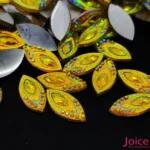 Chaton Resina Navete Pavão Base Reta 7mm x 15mm C/500 unidades - Imagem 11
