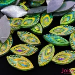 Chaton Resina Navete Pavão Base Reta 7mm x 15mm C/500 unidades - Imagem 13
