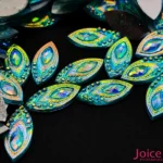 Chaton Resina Navete Pavão Base Reta 7mm x 15mm C/500 unidades - Imagem 14