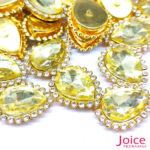 Gota Cristal Imitação Swarovski Com Strass Base Dourada C/200-unidades - Imagem 10