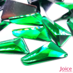 Chaton De Resina Assimetríco Com Base Reta 20mm X 37mm C/100-Unidades