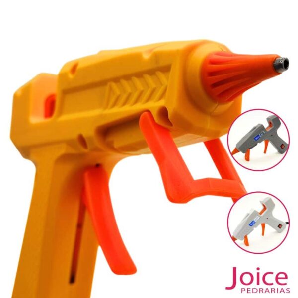 Pistola de Cola Quente com Botão de Liga e Desliga 20W