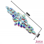 Aplique De Strass 55mm X 160mm C/1-Unidades Ref:201