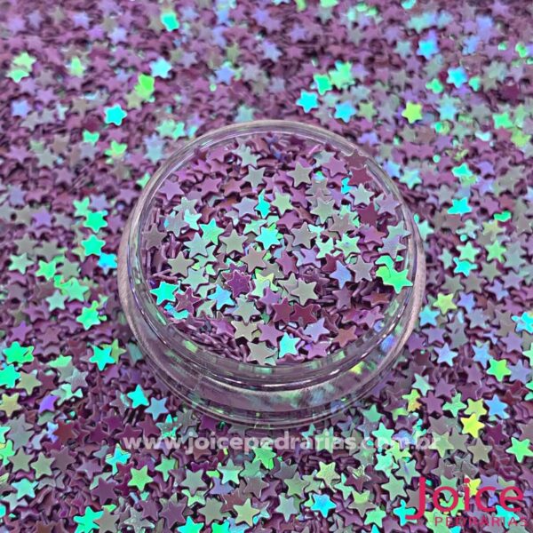 Mini Paetê Estrela 3mm C/500Gramas