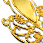 Tag Gota De Metal Para Chaton 52mm x 66mm C/50-Unidades - Imagem 4