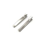 Bico de Pato Metal 8cm com 2Garra  Cor:Prata - Imagem 3