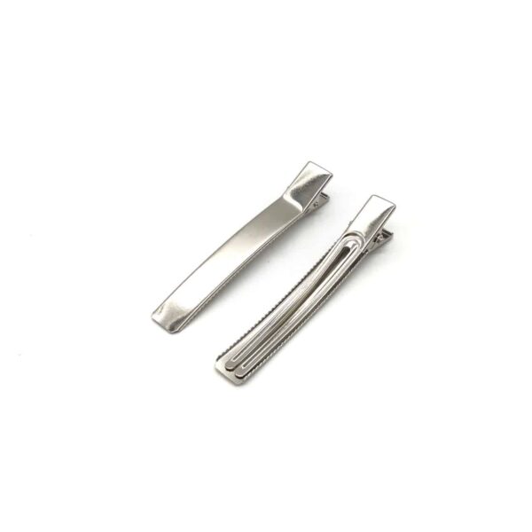 Bico de Pato Metal 8cm com 2Garra  Cor:Prata