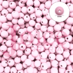 Bolinha Emborrachada Com Furo Passante 6mm c/500Gramas