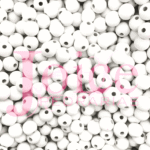 Bolinha Emborrachada Com Furo Passante 6mm c/500Gramas - Imagem 4