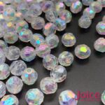 Bolinha De Acrílico Sextavado Transparente Ab C/500G - Imagem 11