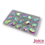 Imitação Swarovski Gota Com Base Irregular - Imagem 2