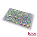 Imitação Swarovski Gota Com Base Irregular - Imagem 4