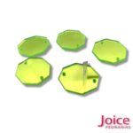 Espelho Octagonal 18mm X 20mm Com Furo Para Costura C/200 Unidades - Imagem 4