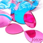 Chaton Espelho Gota 30mm x 40mm Com Furo Para Costura C/200-Unidades