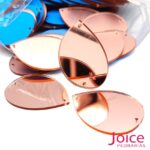 Chaton Espelho Gota 30mm x 40mm Com Furo Para Costura C/200-Unidades - Imagem 31
