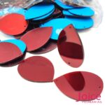 Chaton Espelho Gota 30mm x 40mm Com Furo Para Costura C/200-Unidades - Imagem 20