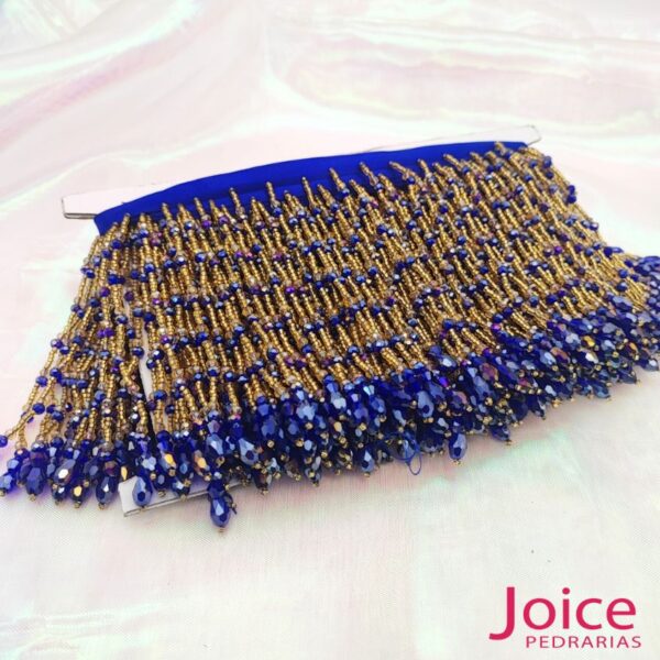 azul bic + dourado