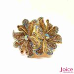 Aplique Flor Com Strass De Cristal 55mm C/10-Unidades Ref:20-641 - Imagem 5