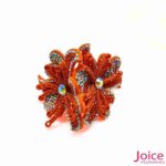Aplique Flor Com Strass De Cristal 55mm C/10-Unidades Ref:20-315 - Imagem 7