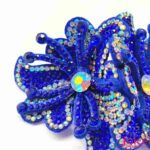 Aplique Flor Com Strass De Cristal 55mm C/10-Unidades Ref:20-641 - Imagem 2