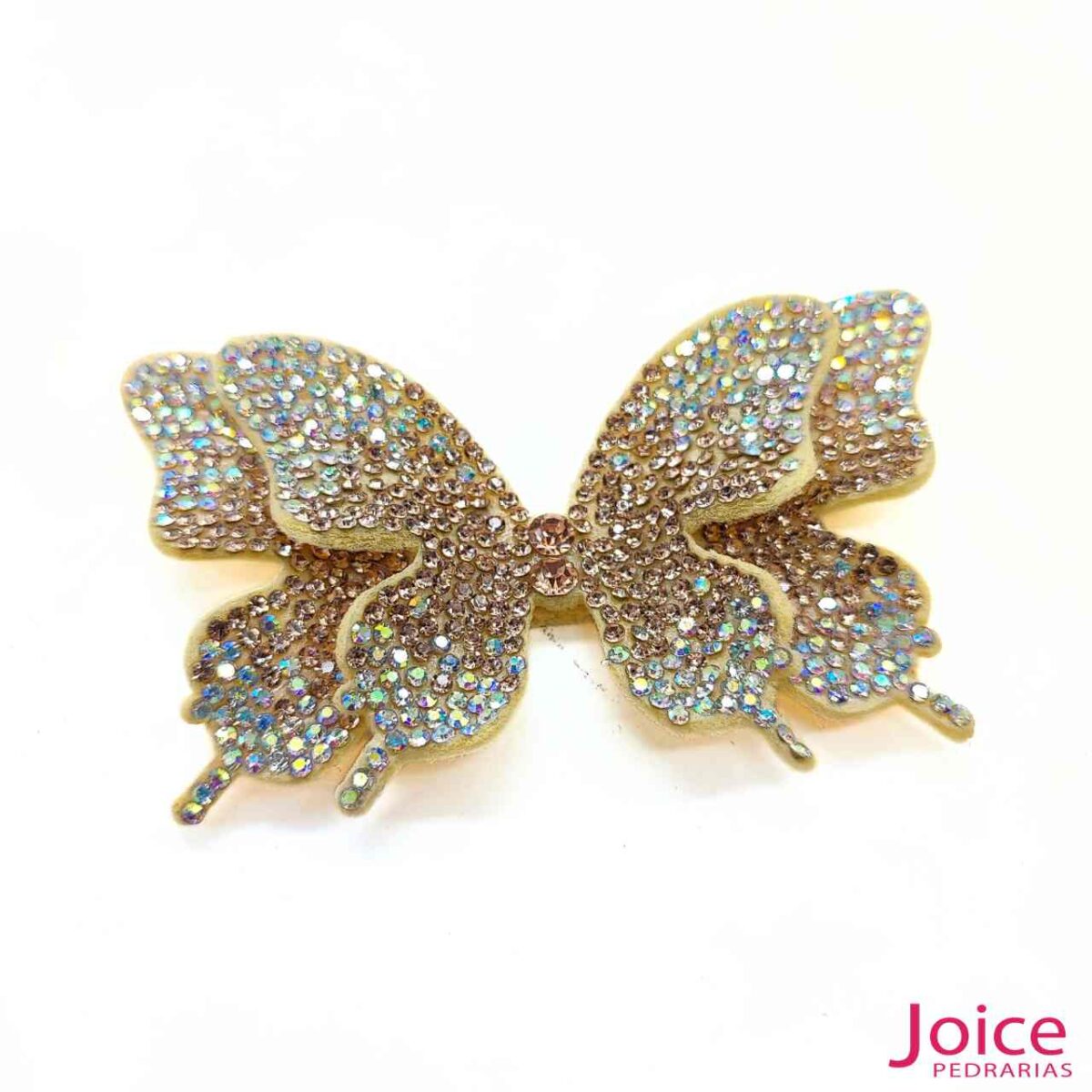 Aplique Borboleta Com Strass De Cristal 50mm x 90mm C/10-Unidades Ref:21-714 - Imagem 9