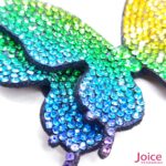 Aplique Borboleta Com Strass De Cristal 50mm x 90mm C/10-Unidades Ref:21-714 - Imagem 2