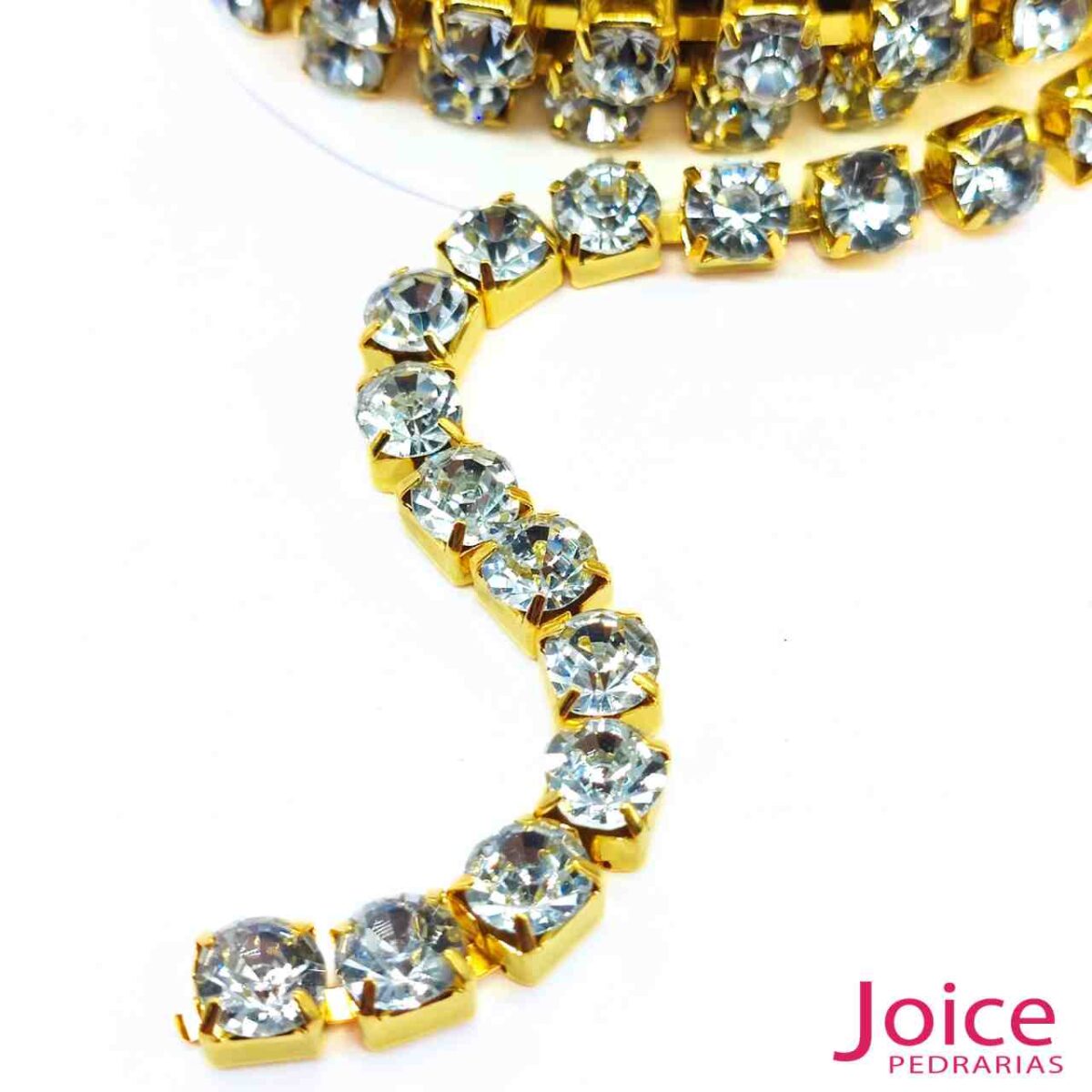 Corrente De Strass ss38 Com 9-Metros - Imagem 22
