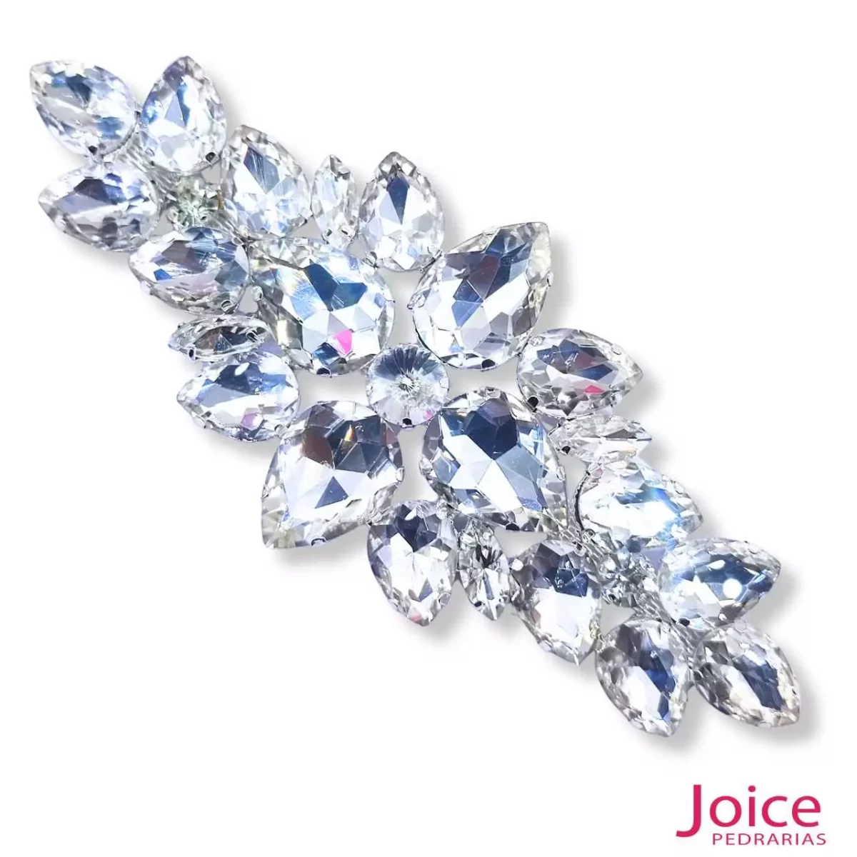 Aplique De Strass 62mm X 153mm C/1-Unidades Ref:301 - Imagem 2