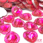 Indiana Coração Resina 14MM Base Reta C/300unidades - Imagem 10