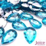 Gota Base Irregular Acrilico 13mm x 18mm c/500Un - Imagem 33