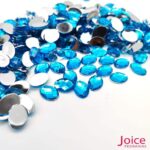 Sextavado Oval 10mm X 14mm Acrílico C/1000Unidades - Imagem 2