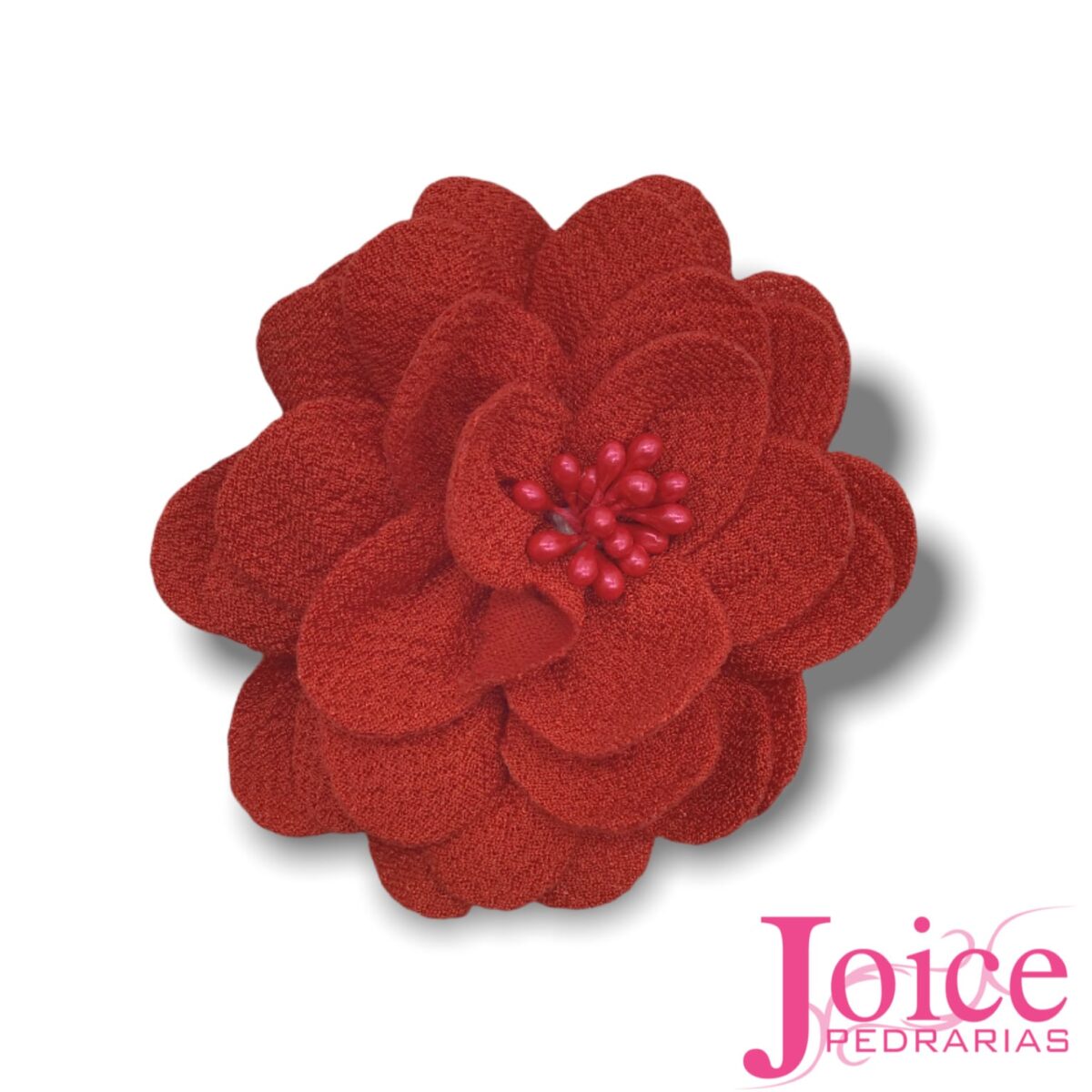Flor de Tecido 8Cm Por Unidades Ref:227-11 - Imagem 2
