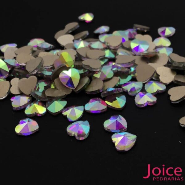 Imitação Swarovski Coração Rivoli 5mm Furta Cor
