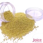 Caviar de Metal 1.0mm Dourado Claro - Imagem 2