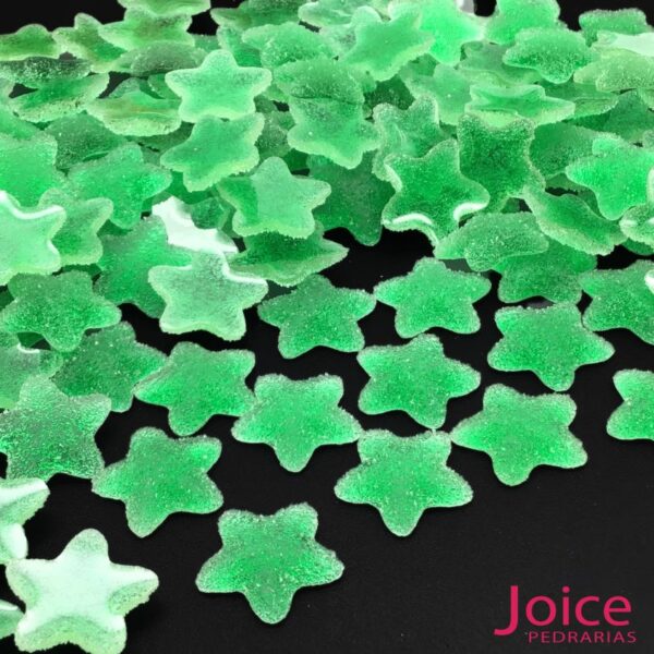 Aplique jujuba estrela 17mm com 300/unidades