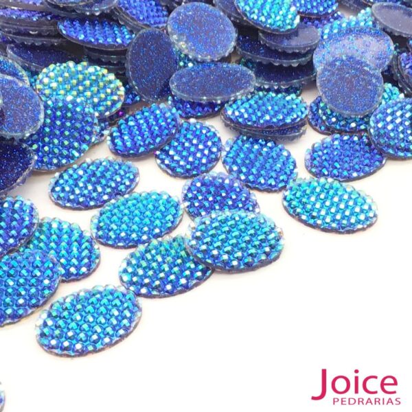 Abacaxi Oval 13mm X 18mm Base Reto C/500 Unidades