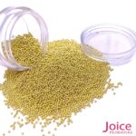Caviar de Metal 1.0mm Dourado Claro
