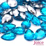 Gota Base Irregular Acrilico 13mm x 18mm c/500Un - Imagem 32