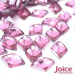 Chaton Losango Acrilico P/Costura 13mm x 18mm  C/1000unidades - Imagem 3
