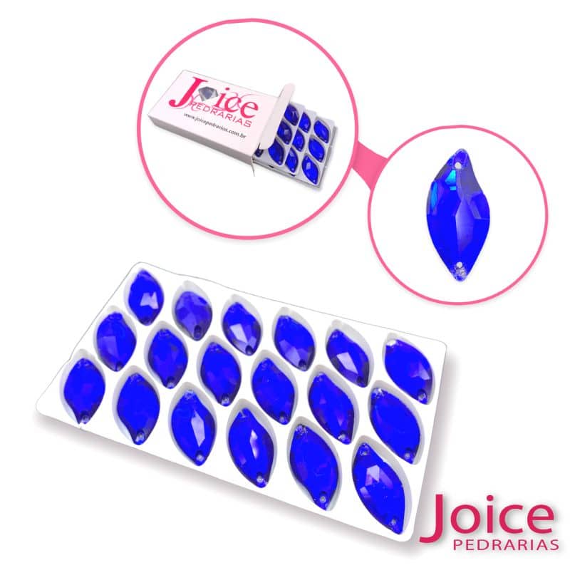 xr:d:DAFLAofDNuE:94,j:36531151389,t:22092811 Imitação Swarovski Formato Irregular Base Reta Com Furo 14mm × 30mm C/54unidades - Imagem 1