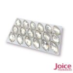 Imitação Swarovski Formato Irregular Base Reta Com Furo 14mm × 30mm C/54unidades - Imagem 6