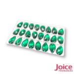 Imitação Swarovski Gota Base Reta Com furo 13mm X 22mm C/96Unidades - Imagem 6