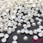 Meio perola abs com furo 8mm c/500gramas - Imagem 4