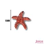 Aplique Resina Base Reta Estrela 15mm C/500Unidades